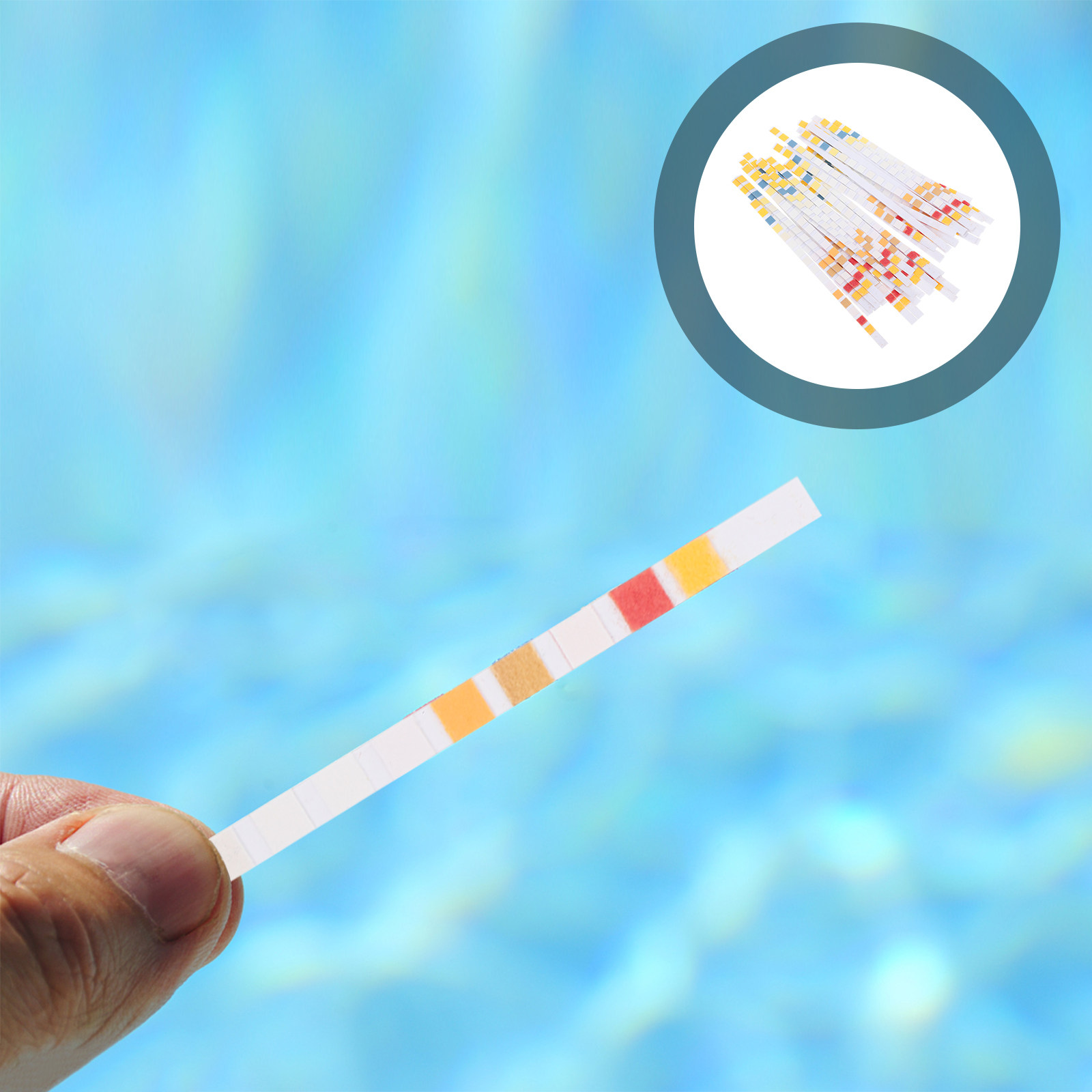 Water Testing Kit - 100Pcs Water Test Strips Pool Spa