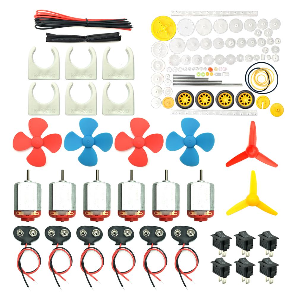 6 Set Motors Kit, Mini Electri – Hobby Is Science recenzja i cena