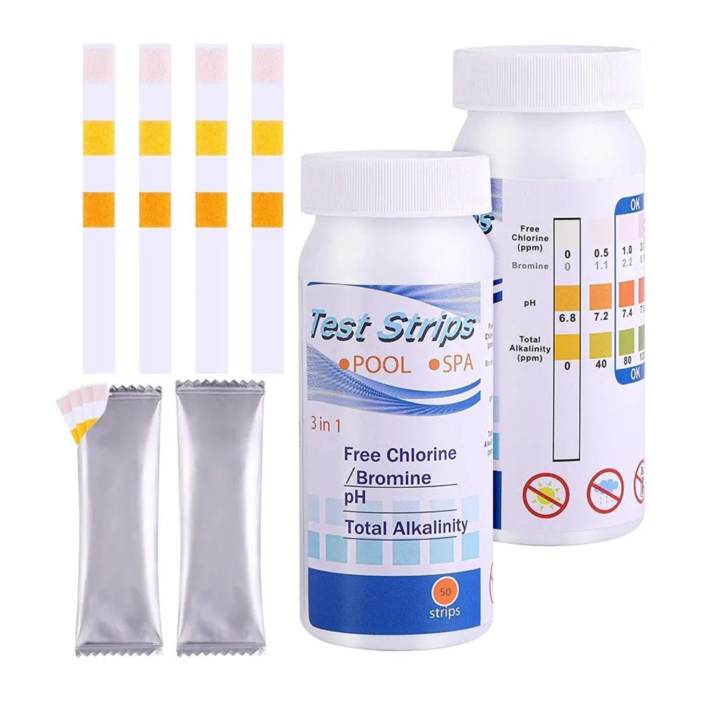 50pcs Chlorine PH Test Strips  – Water Testing Kit recenzja i cena
