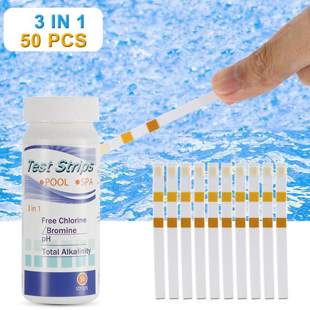 50pcs Chlorine PH Test Strips  – Water Testing Kit recenzja i cena