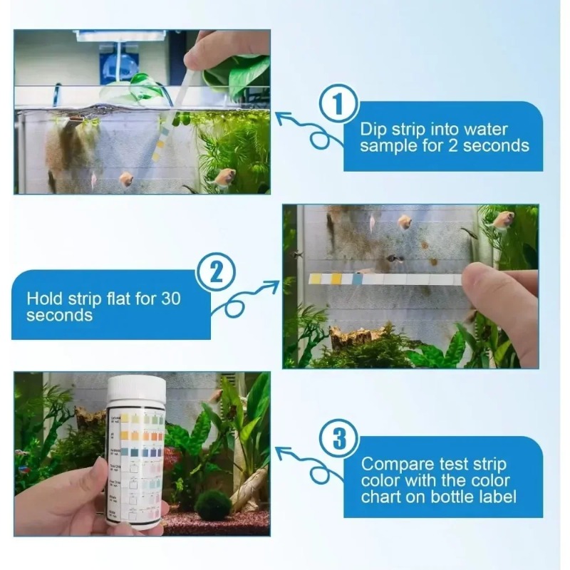 Aquarium Test Strip  Freshwate – Water Testing Kit recenzja i cena