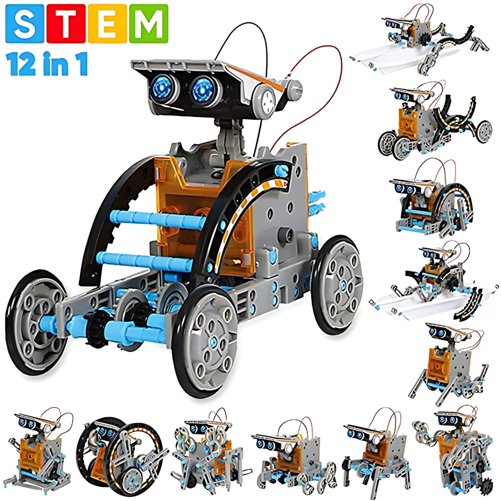 Solar Robot Building Blocks 12 – Science Toys Diy recenzja i cena