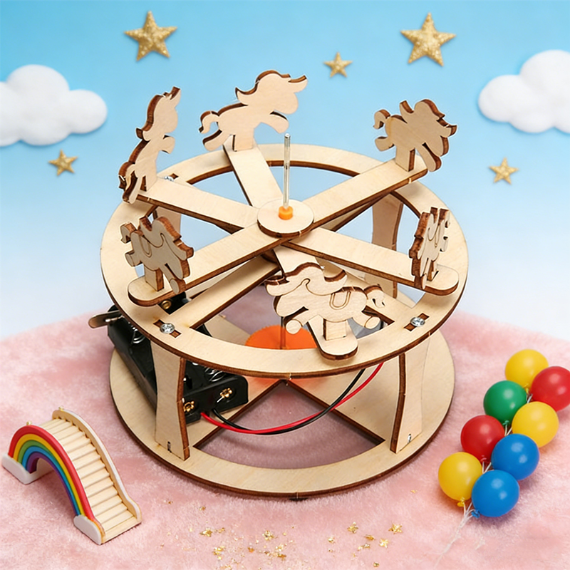 HUAHUABuild Your Own Carousel  – Science Toy recenzja i cena