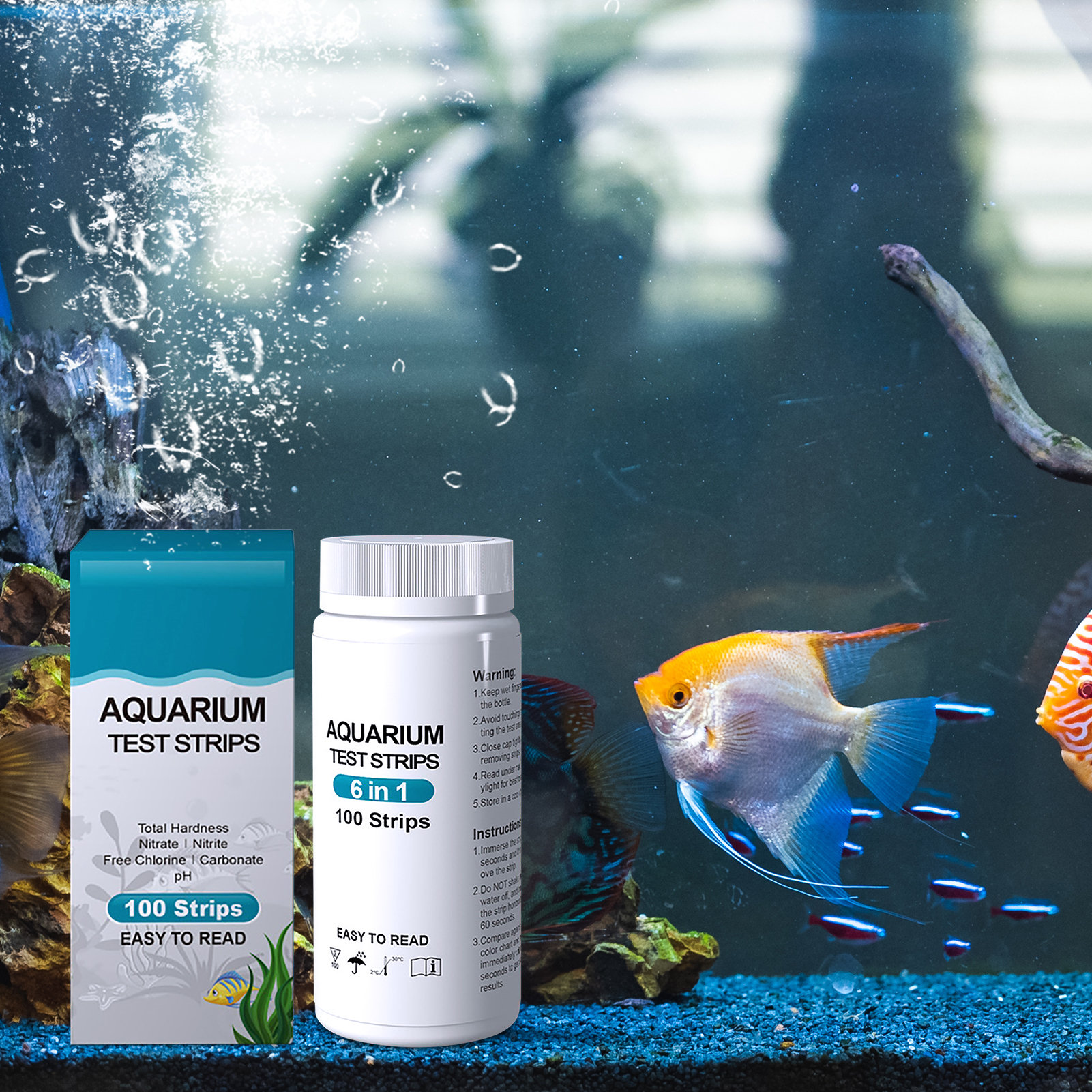 100pcs 6-in-1 Water Quality Te – Water Testing Kit recenzja i cena