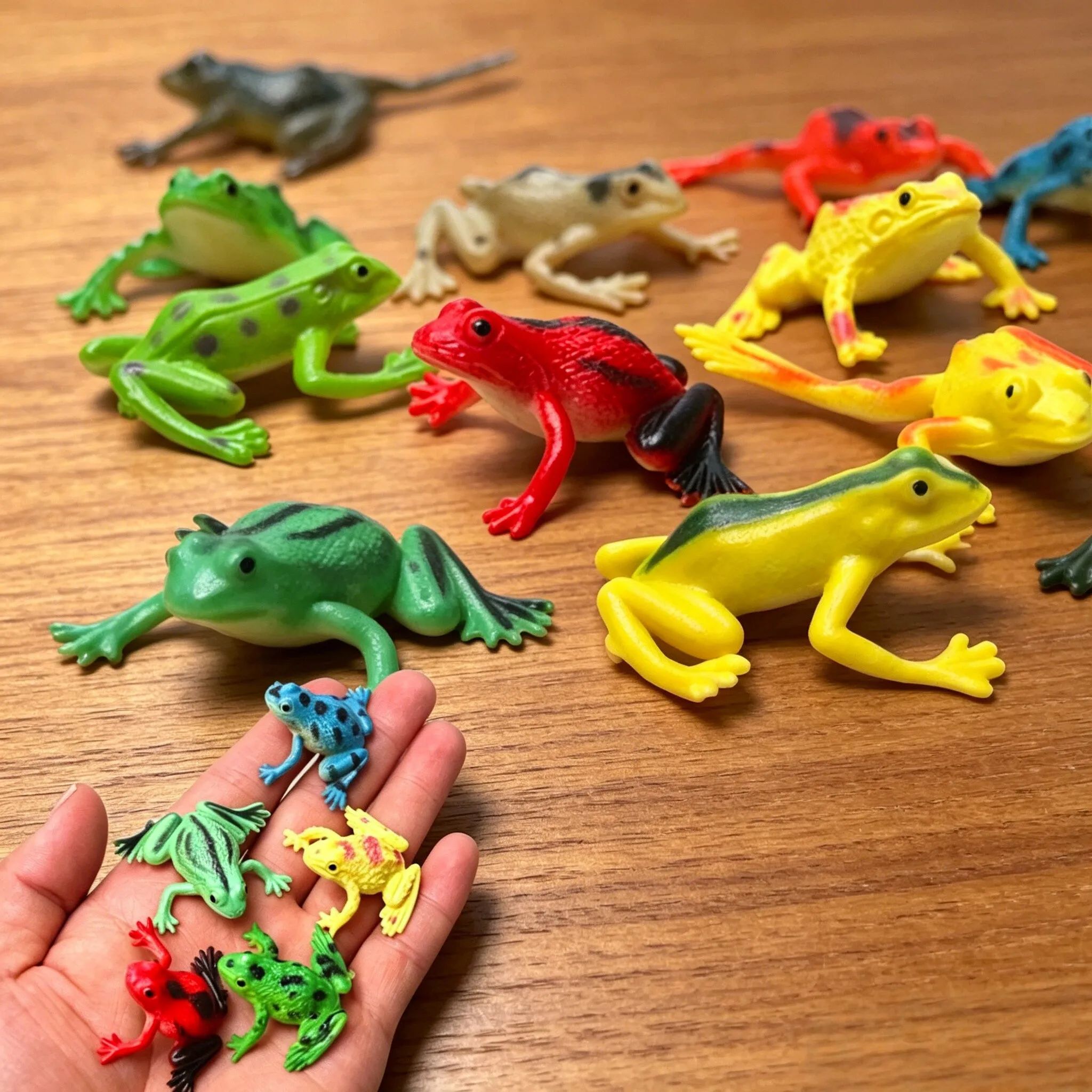 12Pcs Realistic Frogs Statue K – Hobby Is Science recenzja i cena