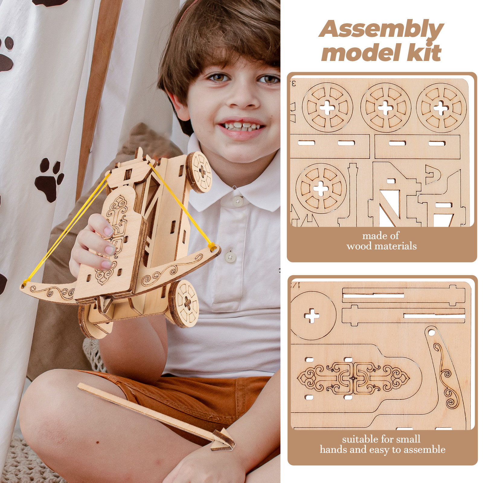 1Set Catapult Chariot Wooden D – Science Experiment recenzja i cena