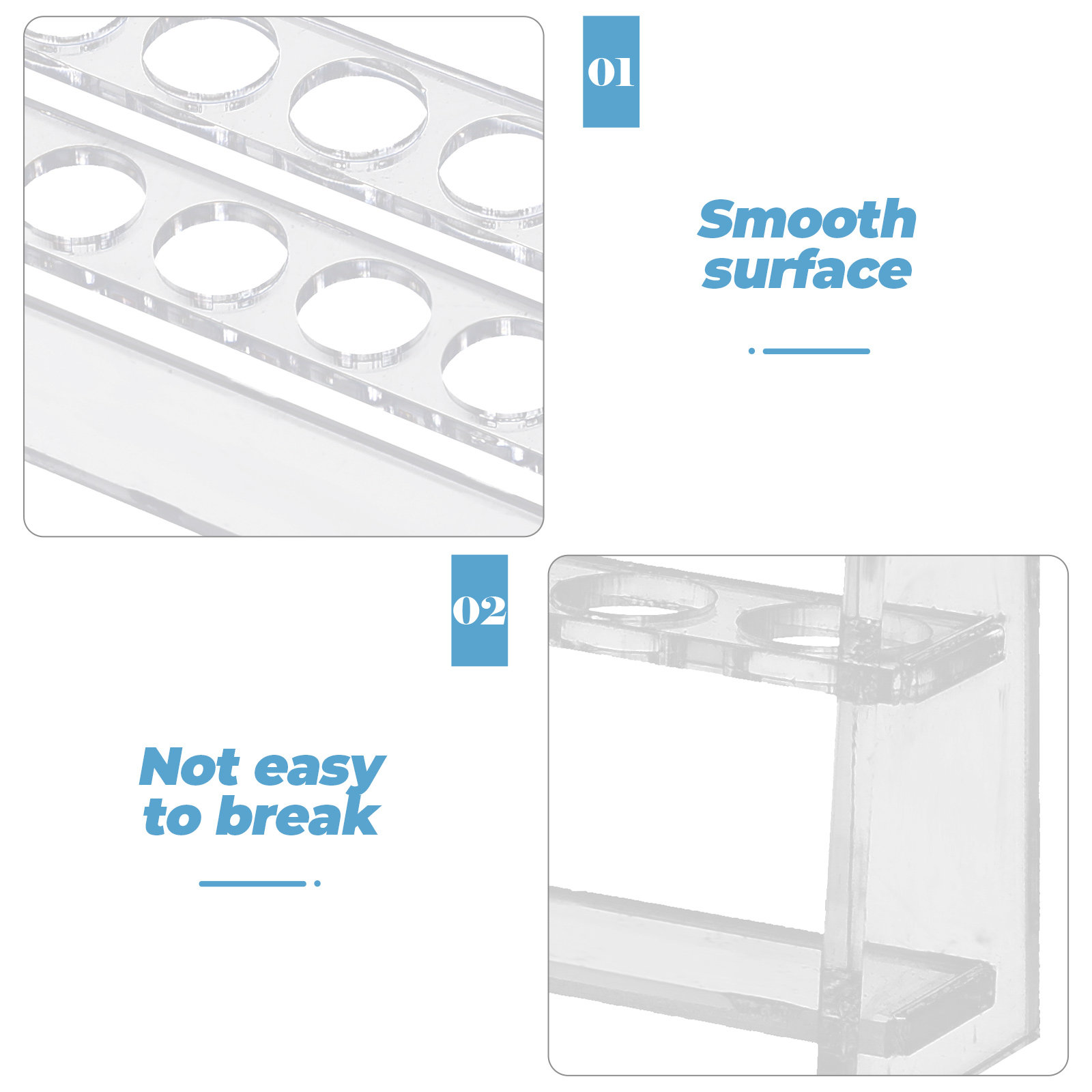 Test Tube Rack Acrylic Transpa – Science Experiment recenzja i cena