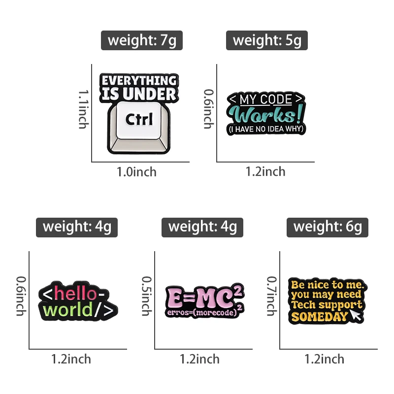 Program Code Sets Enamel Pins  – Science Bob recenzja i cena