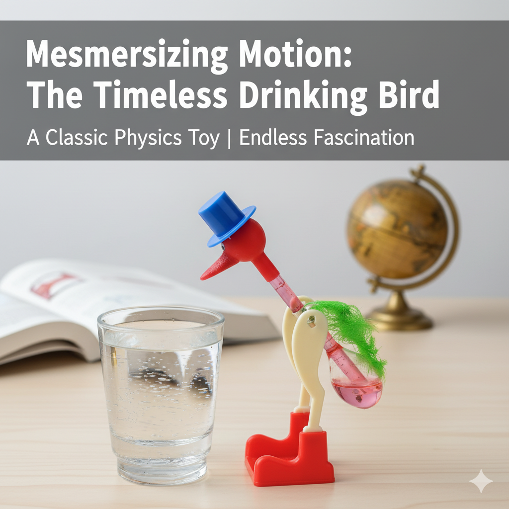 Drinking Bird Toy Automatic Bo – Science Bob recenzja i cena